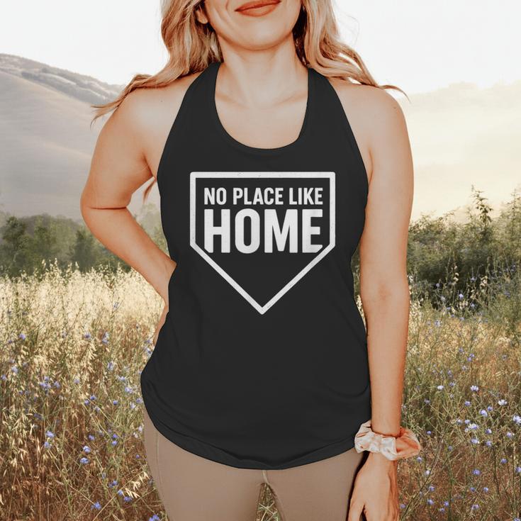 No Place Like Home Baseball Home Plate Flowy Tank No Place Like Home Baseball Home Plate Flowy Tank