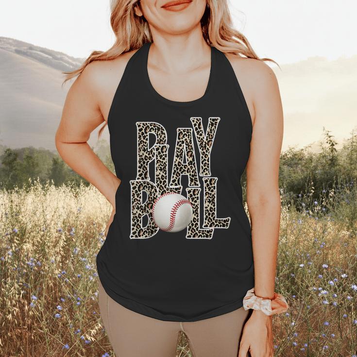Play Ball Women Graphic Baseball Mom Baseball Flowy Tank Play Ball Women Graphic Baseball Mom Baseball Flowy Tank