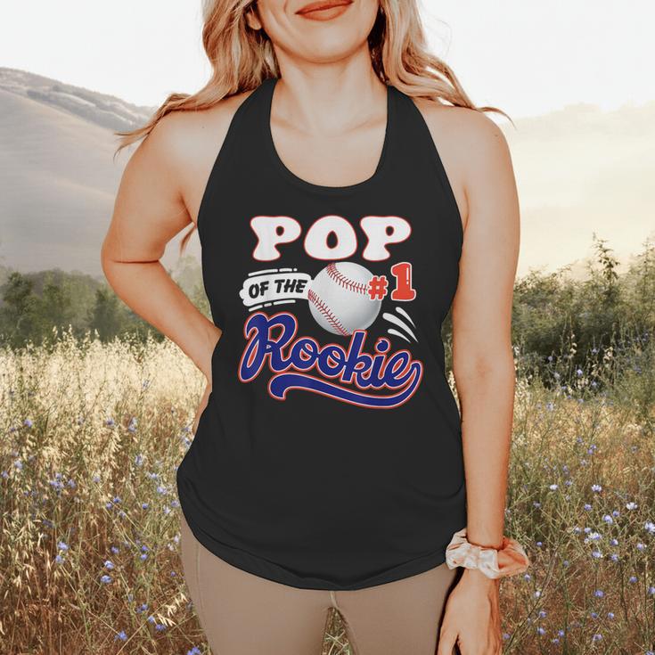 Pop Rookie Of Year 1st Birthday Baseball Theme Matching Flowy Tank Pop Rookie Of Year 1st Birthday Baseball Theme Matching Flowy Tank