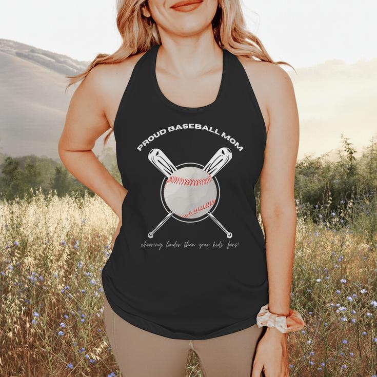 PROUD BASEBALL MOM Flowy Tank