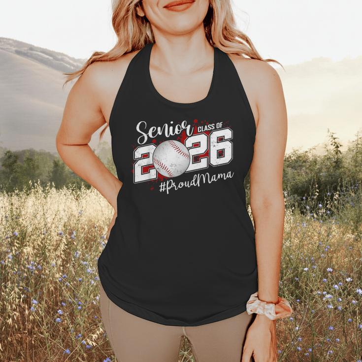 Proud Mama Of A 2026 Senior Baseball Graduation Mom Flowy Tank