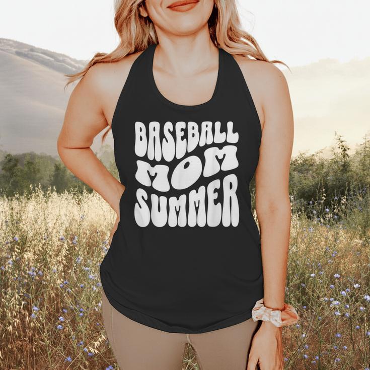 Retro Baseball Mom Summer Groovy Appreciation Flowy Tank Retro Baseball Mom Summer Groovy Appreciation Flowy Tank