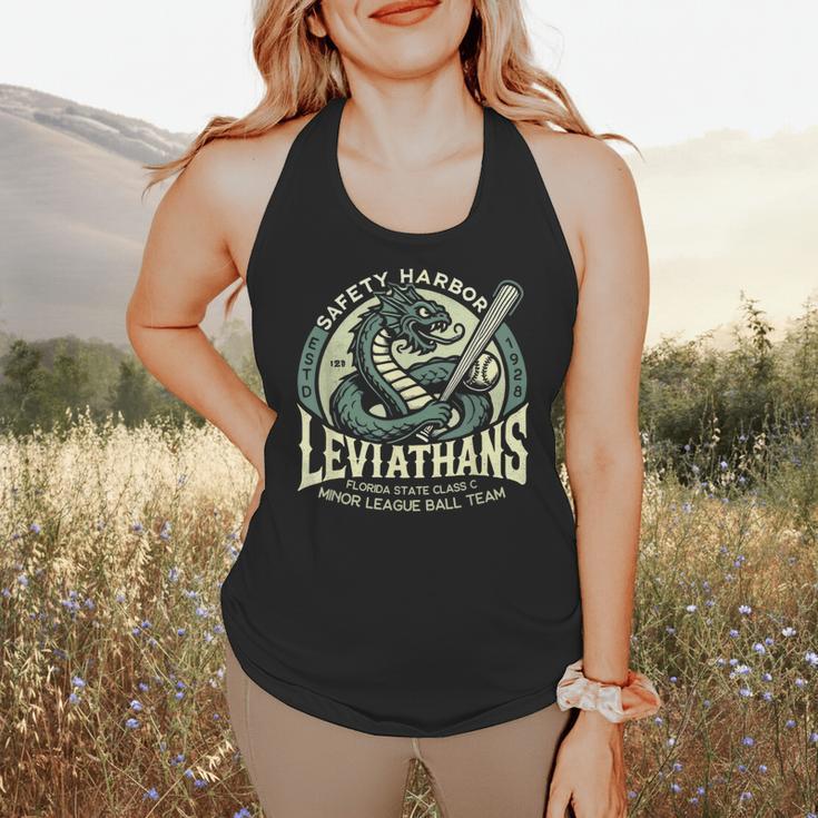 Safety Harbor Leviathans Retro Baseball Monster Flowy Tank
