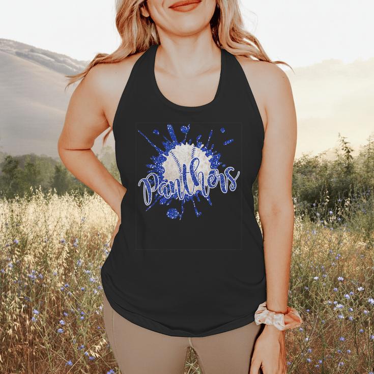 School Spirit Panthers Panther Pride Baseball Mom For Women Flowy Tank School Spirit Panthers Panther Pride Baseball Mom For Women Flowy Tank
