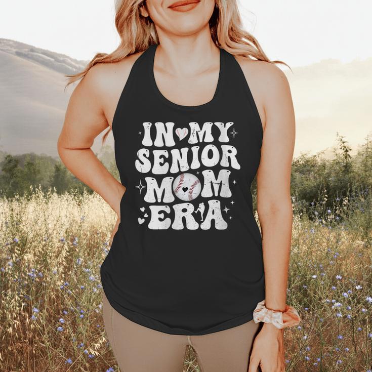 In My Senior Mom Era Class Of 2024 Groovy Baseball Mom Life Flowy Tank