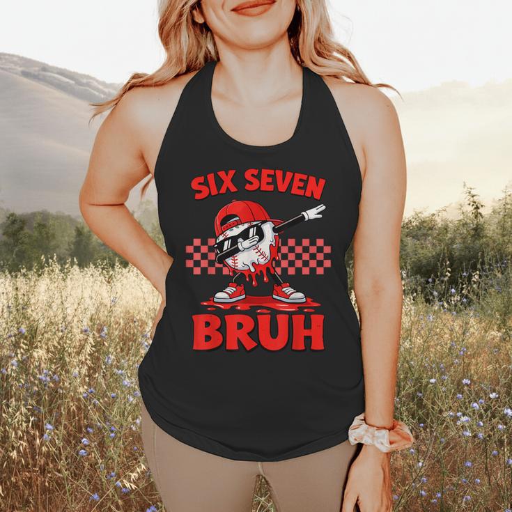Six Seven 67 Bruh Baseball Valentine’s Day Teens Boys Kids Flowy Tank Six Seven 67 Bruh Baseball Valentine’s Day Teens Boys Kids Flowy Tank