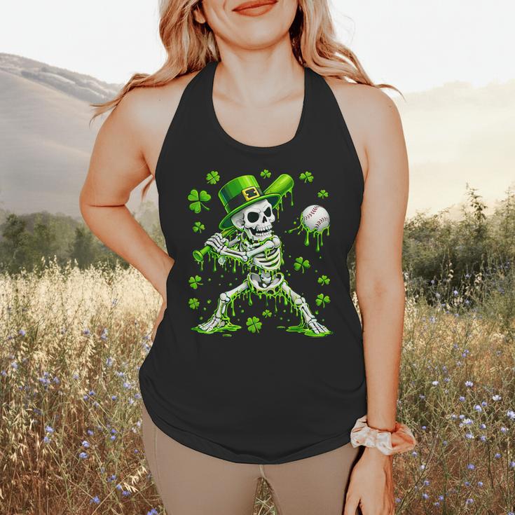 St Patricks Day Baseball Skeleton Irish Leprechaun Hat Boys Flowy Tank St Patricks Day Baseball Skeleton Irish Leprechaun Hat Boys Flowy Tank