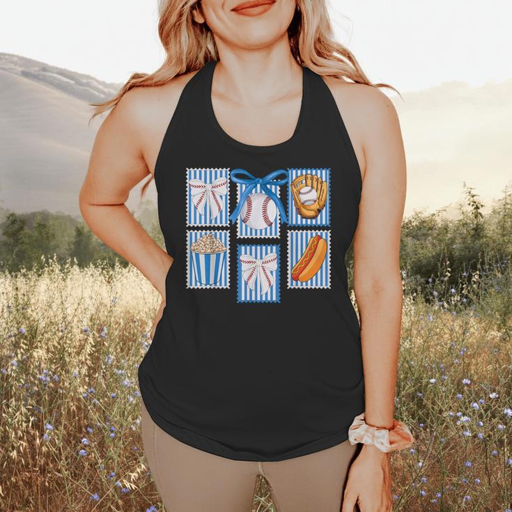 Stamps Coquette Bow Baseball Kids Youth Girls Baseball Mom Flowy Tank Stamps Coquette Bow Baseball Kids Youth Girls Baseball Mom Flowy Tank