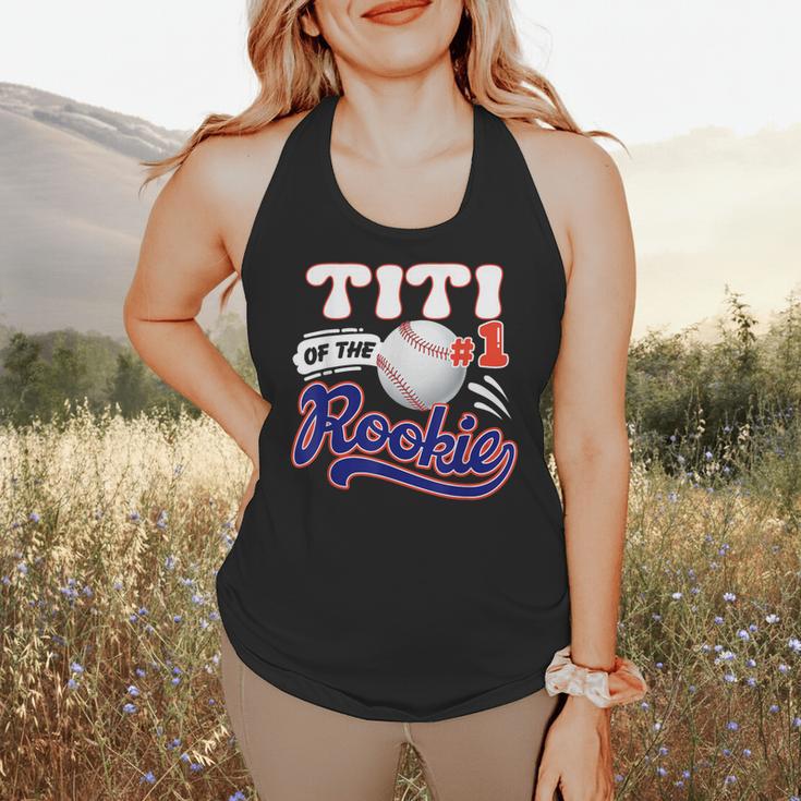 Titi Rookie Of Year 1st Birthday Baseball Theme Matching Flowy Tank Titi Rookie Of Year 1st Birthday Baseball Theme Matching Flowy Tank