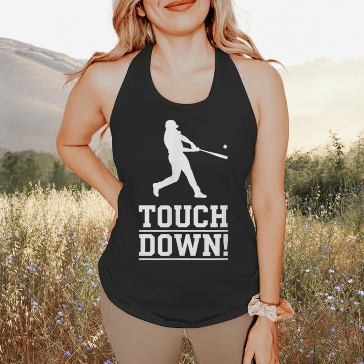 Touchdown Baseball Football Sports Flowy Tank