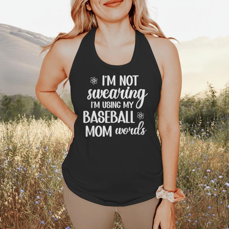 Using Baseball Mom Words Swearing Baseball Mom Sweary Flowy Tank Using Baseball Mom Words Swearing Baseball Mom Sweary Flowy Tank