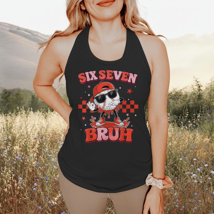 Valentines Day Baseball Six Seven 67 Meme Heart Baseball Dab Flowy Tank Valentines Day Baseball Six Seven 67 Meme Heart Baseball Dab Flowy Tank