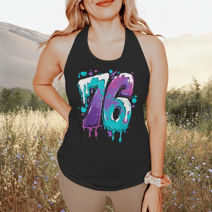 Vintage Baseball 76 Number Flowy Tank