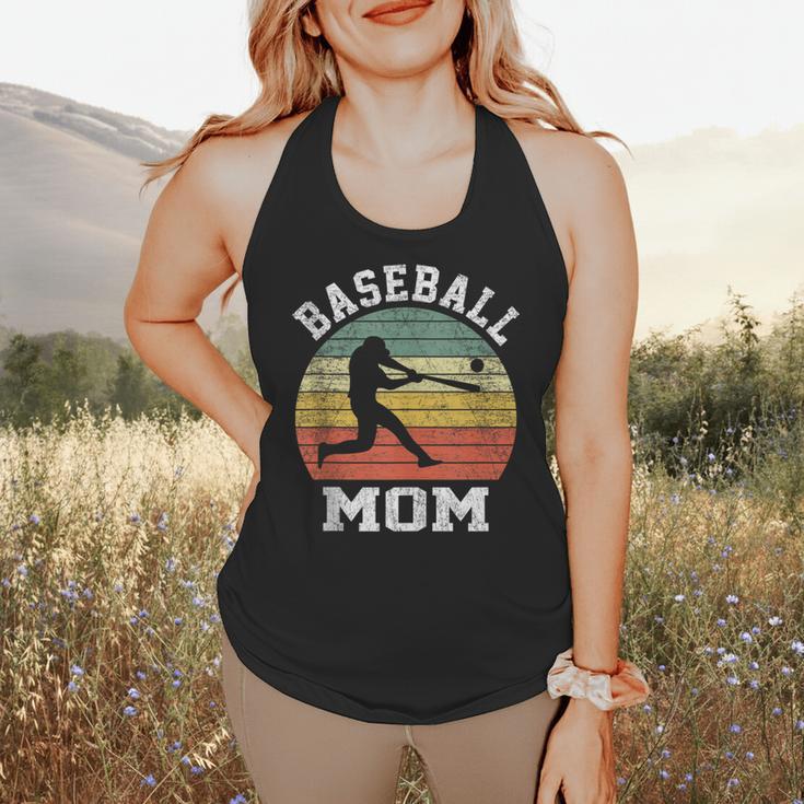 Vintage Baseball Mom Baseball Lover Flowy Tank