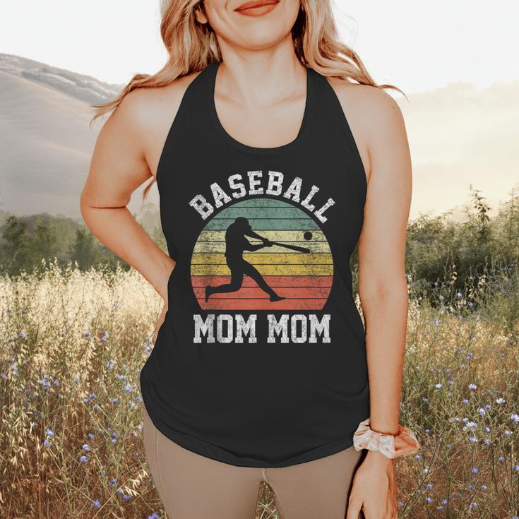 Vintage Baseball Mom Mom Baseball Lover Flowy Tank