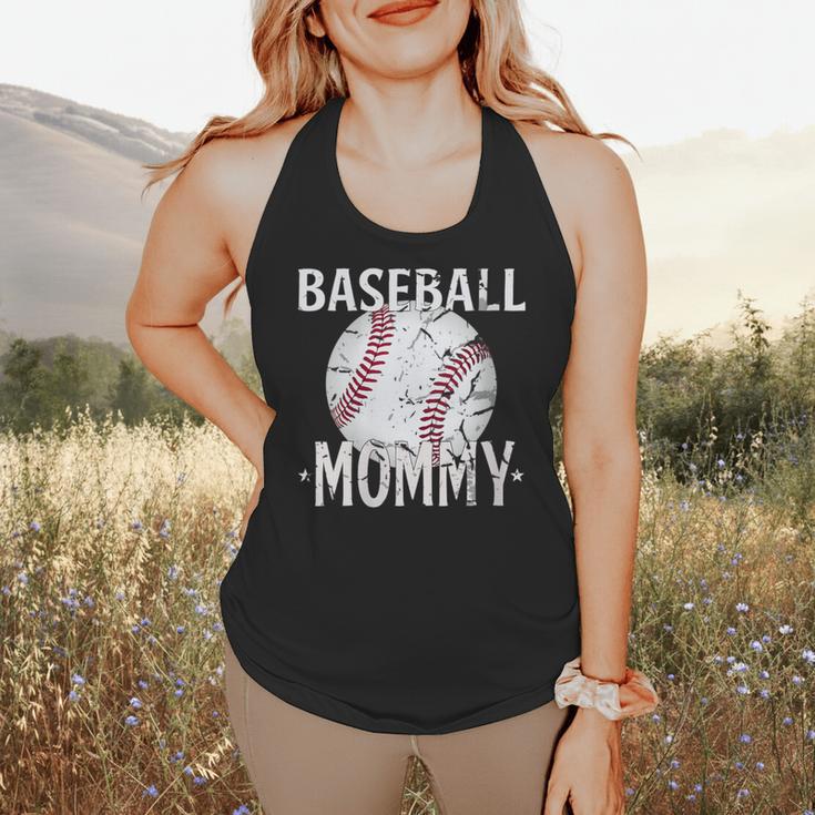 Vintage Baseball Mommy Mother's Day Sports Lover Mom Flowy Tank Vintage Baseball Mommy Mother's Day Sports Lover Mom Flowy Tank