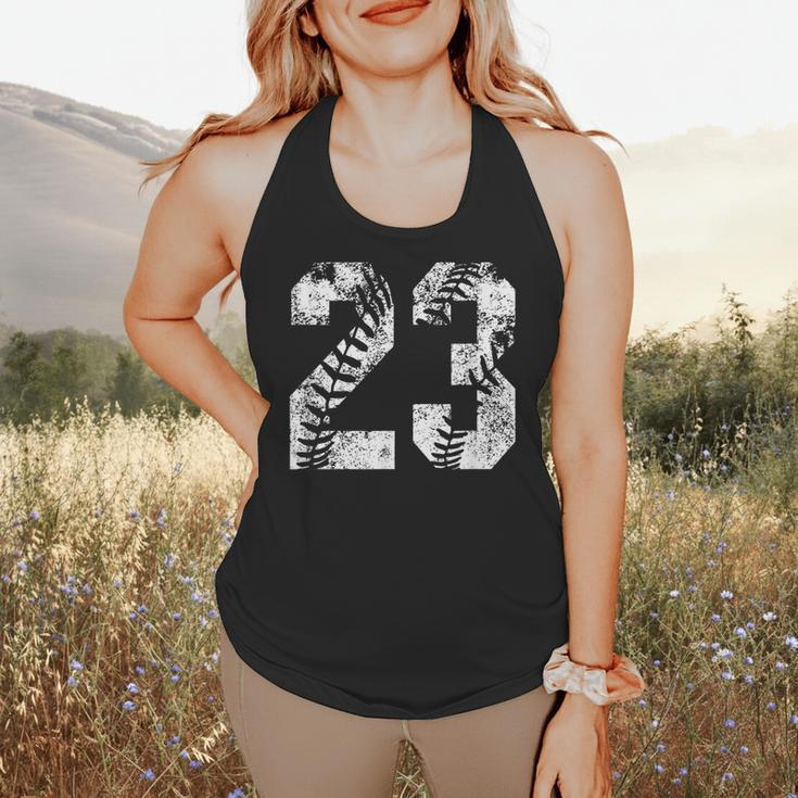 Vintage Baseball Number 23 Jersey Player Uniform Flowy Tank
