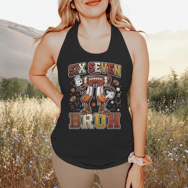 Women's Six Seven 67 Happy Pi Day 314 Football Basketball Baseball Flowy Tank Women's Six Seven 67 Happy Pi Day 314 Football Basketball Baseball Flowy Tank