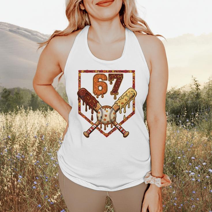 67 Baseball Drip Thanksgiving Six Seven Boys Teens Kids Flowy Tank 67 Baseball Drip Thanksgiving Six Seven Boys Teens Kids Flowy Tank