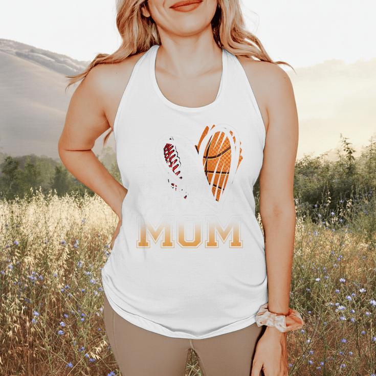 Ball Mom Heart Basketball Baseball Mom Premium Flowy Tank Ball Mom Heart Basketball Baseball Mom Premium Flowy Tank