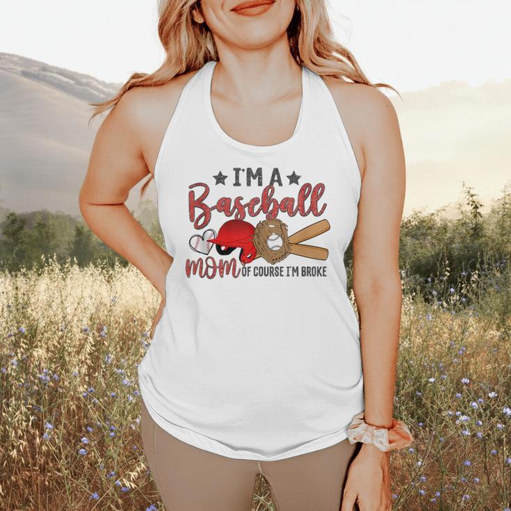 Ball Mom I'm A Baseball Mom Baseball Mom Flowy Tank