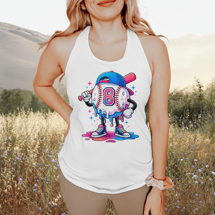 Baseball Drip 8th 8 Year Old Birthday Boys Pitcher Player Flowy Tank Baseball Drip 8th 8 Year Old Birthday Boys Pitcher Player Flowy Tank