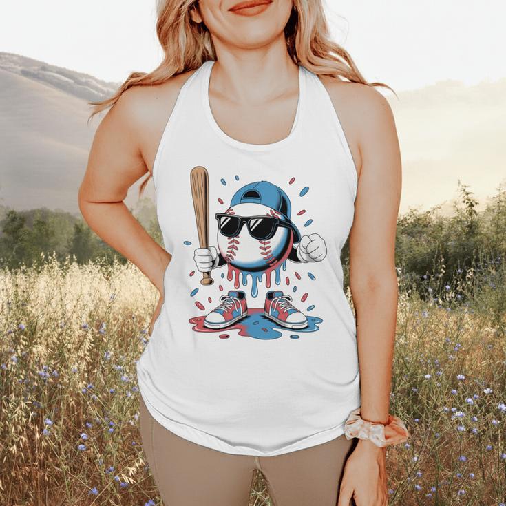 Baseball Lifestyle Apparel Youth Baseball Ice Cream Drip Flowy Tank Baseball Lifestyle Apparel Youth Baseball Ice Cream Drip Flowy Tank