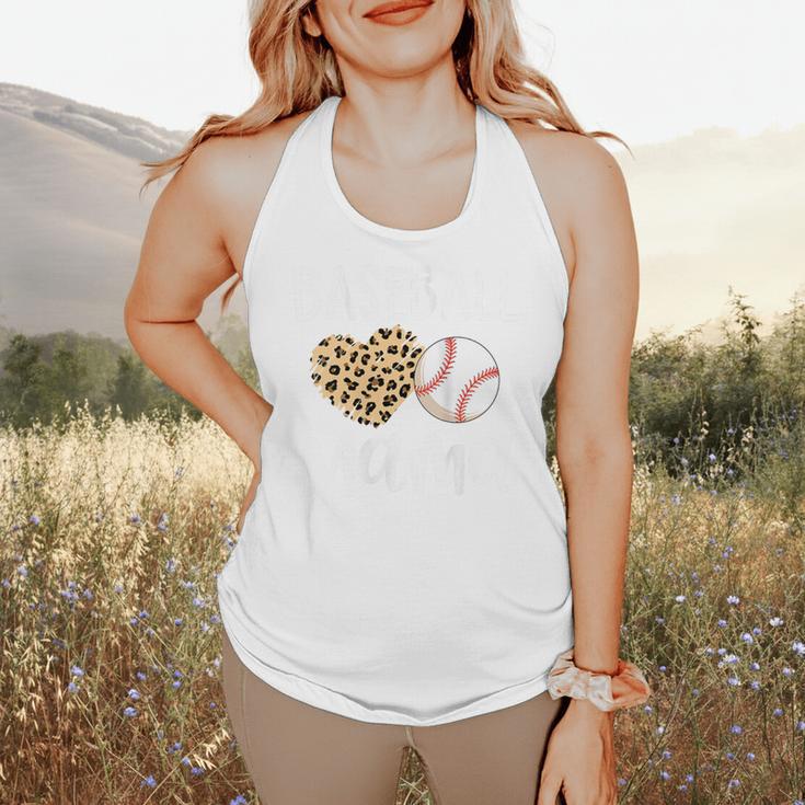Baseball Mama For Baseball Mom Leopard Game Day Flowy Tank Baseball Mama For Baseball Mom Leopard Game Day Flowy Tank