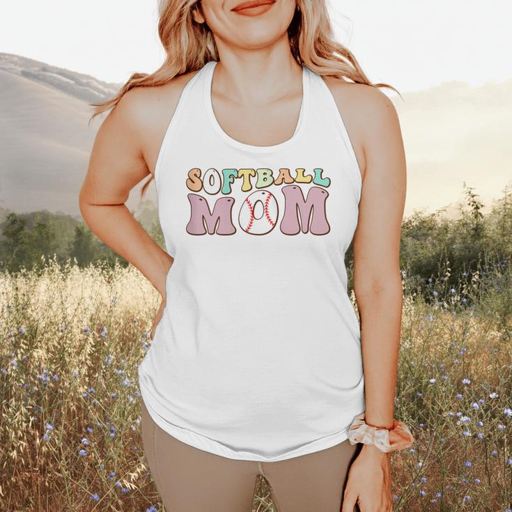 Baseball Mom Bleached Messy Bun Game Day Flowy Tank Baseball Mom Bleached Messy Bun Game Day Flowy Tank