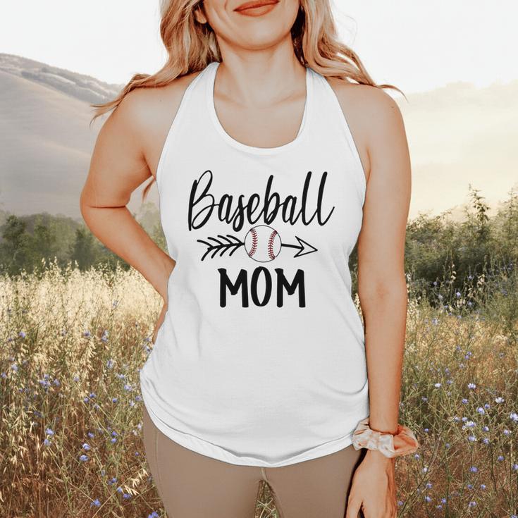 Baseball Mom Cute Arrow Father's Mother's Xmas Day Flowy Tank Baseball Mom Cute Arrow Father's Mother's Xmas Day Flowy Tank