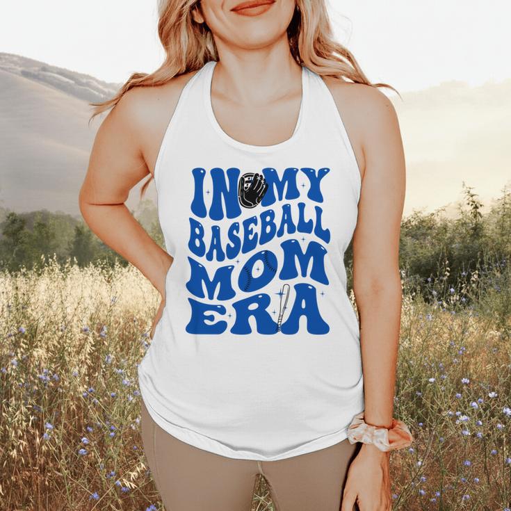 In My Baseball Mom Ear Blue Flowy Tank In My Baseball Mom Ear Blue Flowy Tank