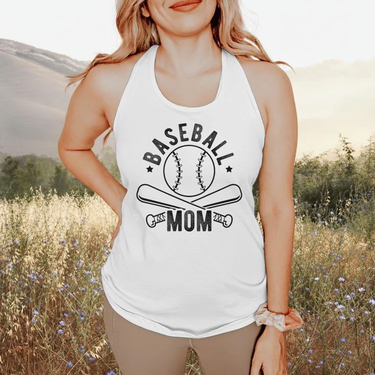 Baseball Mom Homerun Best Mom Sport Athlete Flowy Tank