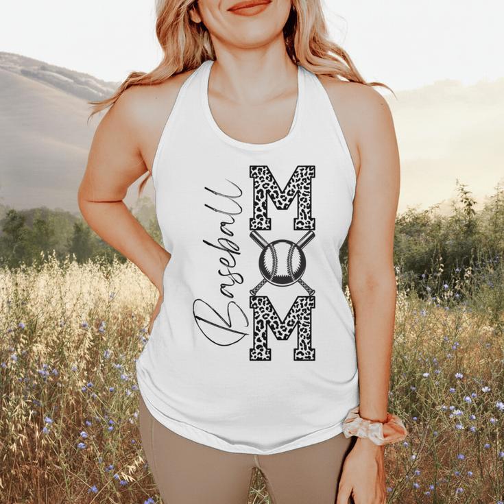 Baseball Mom Leopard Flowy Tank Baseball Mom Leopard Flowy Tank