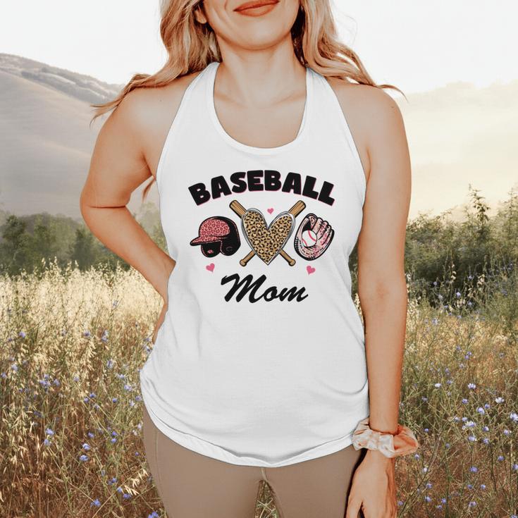 Baseball Mom Leopard Heart Game Day Love Mommy Flowy Tank Baseball Mom Leopard Heart Game Day Love Mommy Flowy Tank