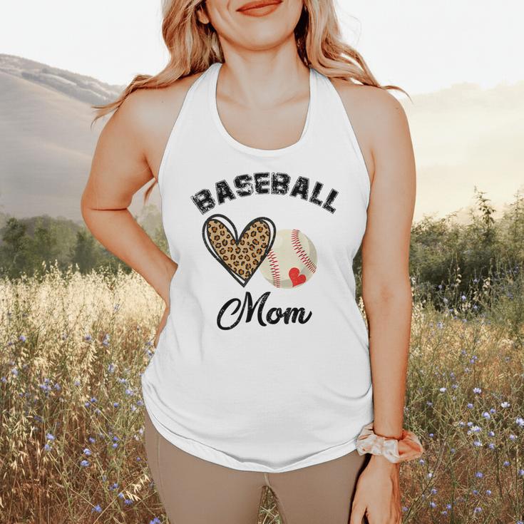 Baseball Mom Leopard Heart Baseball Player Kids Flowy Tank Baseball Mom Leopard Heart Baseball Player Kids Flowy Tank