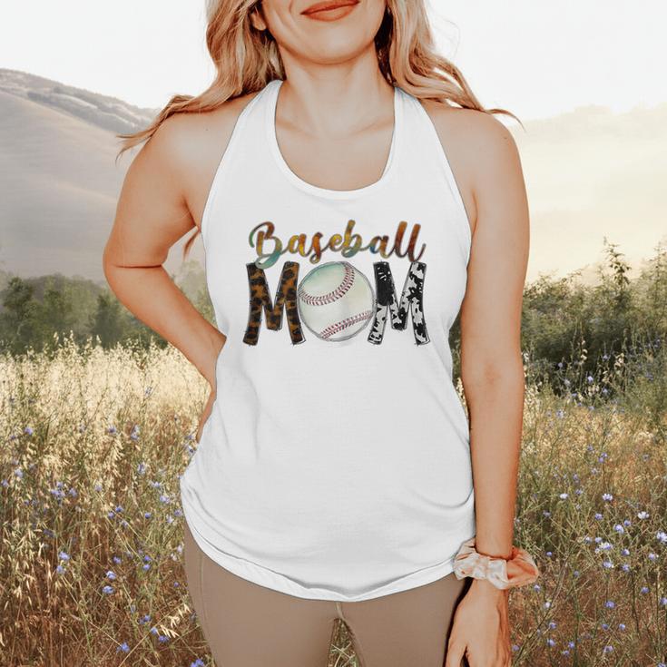 Baseball Mom Mama Mother Flowy Tank
