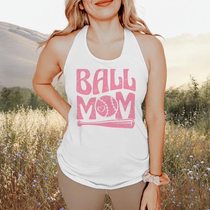 Baseball Mom Pride Heart And Bat Love Game Day Flowy Tank Baseball Mom Pride Heart And Bat Love Game Day Flowy Tank