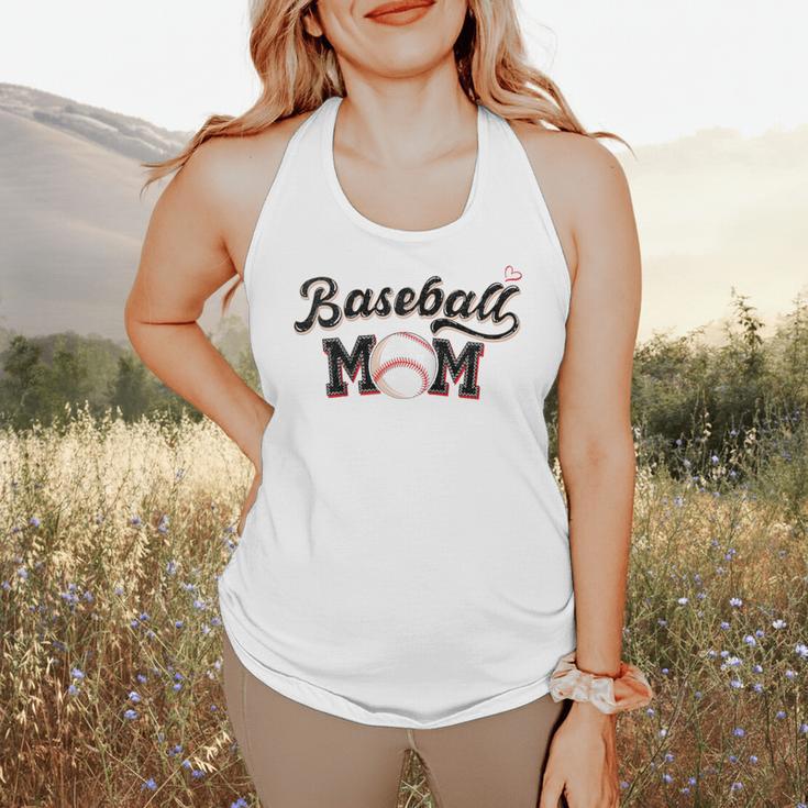 Baseball Mom Baseball Raglan Baseball Tee Flowy Tank