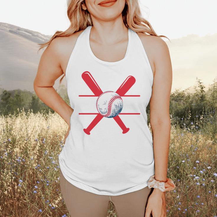Baseball Mom Red Flowy Tank Baseball Mom Red Flowy Tank