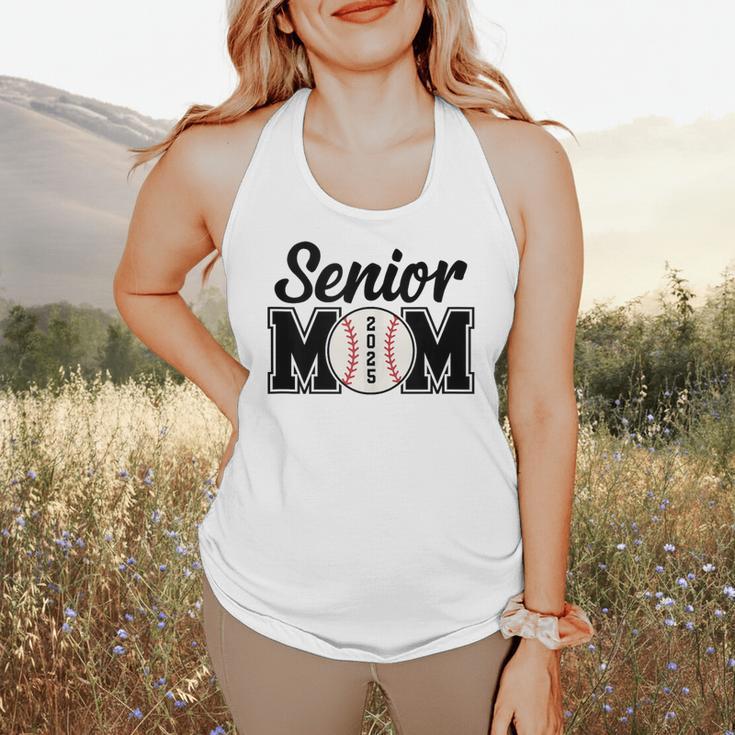 Baseball Mom Senior 2025 Mama Baseball Players High School Flowy Tank