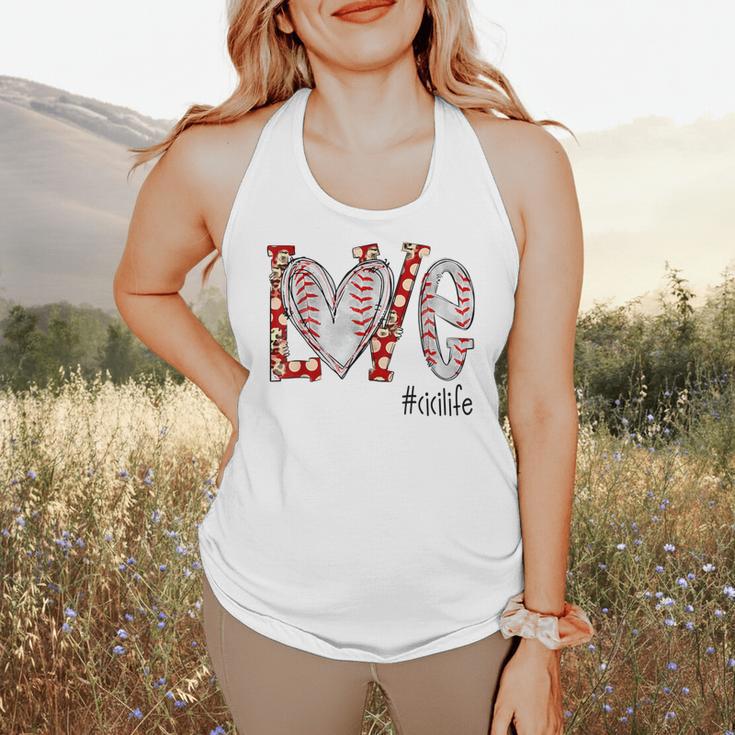Baseball Mom Shirt Heart Love Baseball Cicilife Flowy Tank Baseball Mom Shirt Heart Love Baseball Cicilife Flowy Tank
