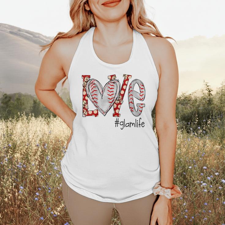 Baseball Mom Shirt Heart Love Baseball Glamlife Flowy Tank Baseball Mom Shirt Heart Love Baseball Glamlife Flowy Tank