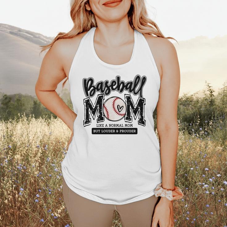Baseball Mom Varsity Baseball Mama Cute Mother's Day Flowy Tank Baseball Mom Varsity Baseball Mama Cute Mother's Day Flowy Tank