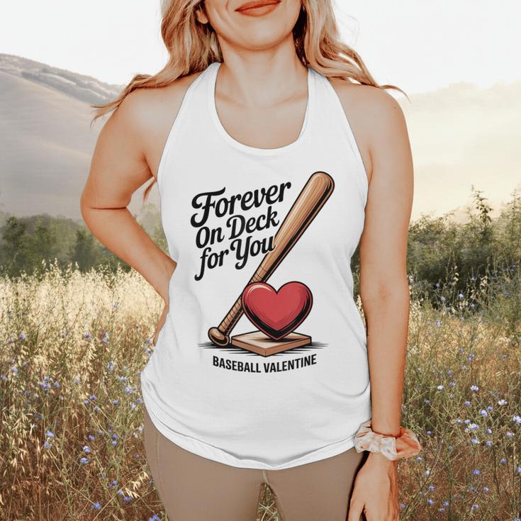 Baseball Valentine Forever On Deck For You Tee Flowy Tank Baseball Valentine Forever On Deck For You Tee Flowy Tank