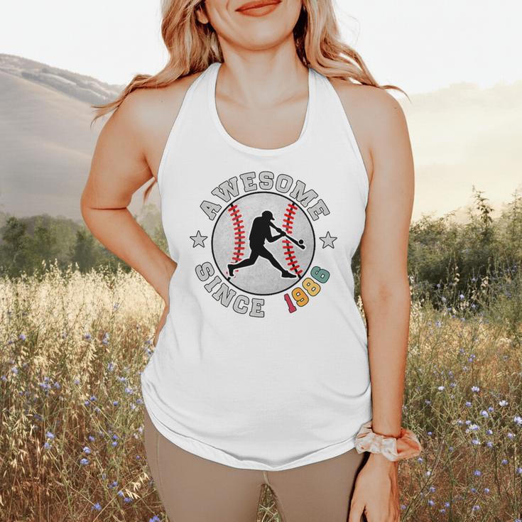 Birthday Baseball Lover 40 Years Old Awesome Since 1986 Premium Tri-Blend Flowy Tank Birthday Baseball Lover 40 Years Old Awesome Since 1986 Premium Tri-Blend Flowy Tank