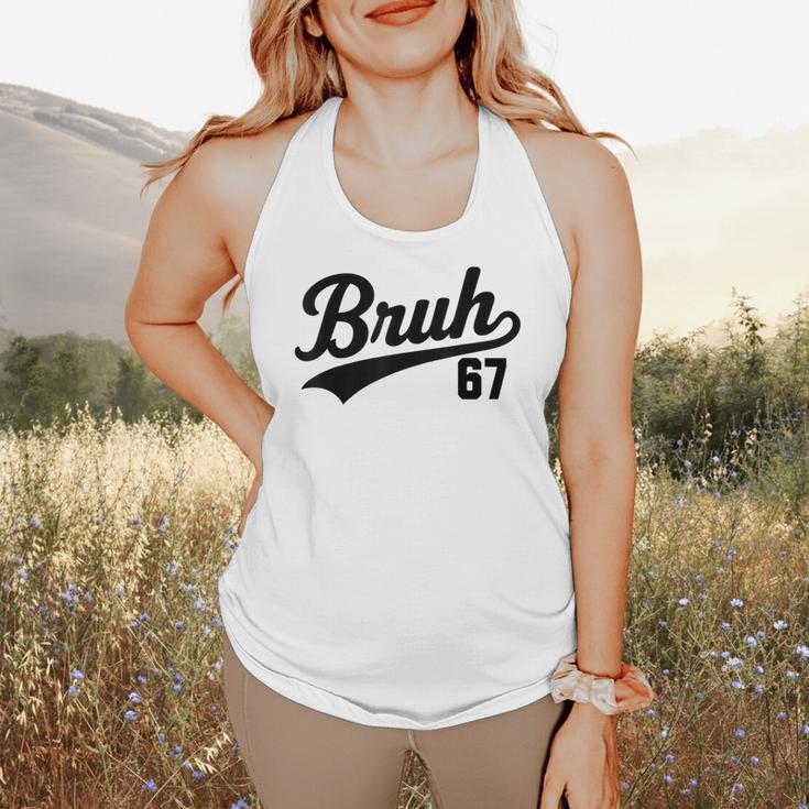 Bruh Baseball Style Number 67 Sports Bro Slang Meme Brother Flowy Tank Bruh Baseball Style Number 67 Sports Bro Slang Meme Brother Flowy Tank
