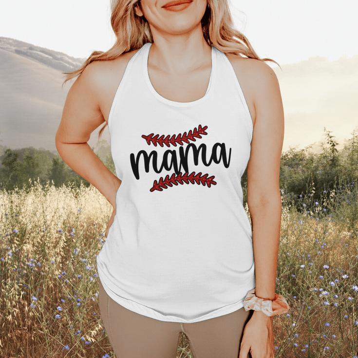 Custom Hustle Tball Tee Ball Baseball Mom Flowy Tank