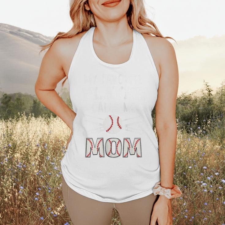 My Favorite Player Calls Me Mom Baseball Mom Game Day Flowy Tank My Favorite Player Calls Me Mom Baseball Mom Game Day Flowy Tank