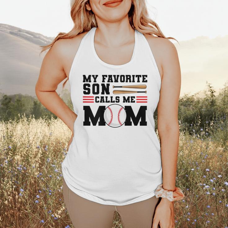 My Favorite Son Calls Me Mom Baseball Mom Flowy Tank My Favorite Son Calls Me Mom Baseball Mom Flowy Tank
