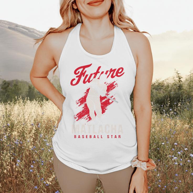 Future Matlacha Baseball Star Baseball Player Sports Theme Premium Tri-Blend Flowy Tank